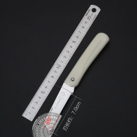 十八子作 家用 轻便易携带刀叉两用不锈钢水果刀UK-01