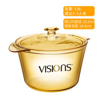 康宁 VISIONS 晶彩透明Flair系列3.8L养生锅厨房好物 VS-38-FL/CN