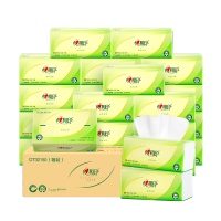 心相印抽纸茶语丝享3层150抽*24包M码餐巾纸 家用纸巾 面巾纸整箱