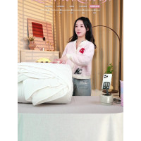 梦洁家纺燃梦30%纤维大豆被芯A类抗菌子母加厚被填充物约2300g 200*230cm