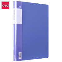 得力精美国风资料册A5便携式多口袋文件夹职场学生办公收纳本子