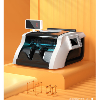 得力(deli)点钞机 支持验钞新版人民币 银行可用 小型便携办公家用商超适用 双屏显示 C类加强款 3908S