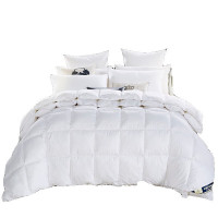 梦洁家纺150*215防羽布子母被秋冬被 白色