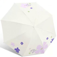 天堂伞三折晴雨两用伞常规尺寸单人款夏天的风