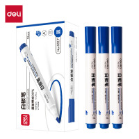 得力创意环保白板笔低气味防干涸办公书写神器长效流畅