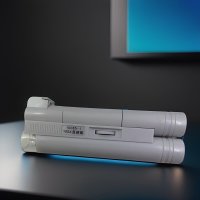 MDUG MG10085-2便携式显微镜百倍镜100X倍带灯光刻度读数印刷放大镜40X