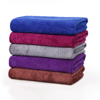 吸水毛巾(中)58cm*29cm 用于卫生清洁 颜色: 咖啡色200 条 紫色50 蓝色100条条