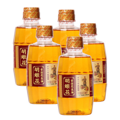 胡姬花古法小榨 花生油400ml*5