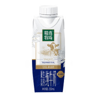 蒙牛精选牧场原生高钙纯牛奶梦幻盖250ml×10包