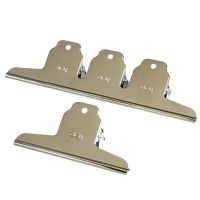 得力 9531 山形铁票夹145mm不锈钢夹(个)