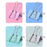 得力 8553ES 32mm 24只/盒 混色燕尾夹(盒)