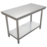 厂制品双层工作台(自助餐用)1800mm*800mm*800mm(个)