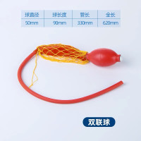 双联球规格:标准型(球直径50mm、球长度90mm、管长330mm、全长620mm)单位:个