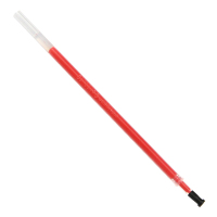 得力 6901 半针管中性笔芯 水笔碳素替芯 0.5mm 20支/盒 红色
