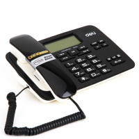 得力 794 电话机 横式办公商务电话机 大屏液晶显示 商务大气 防雷