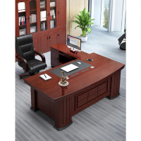 豫美(yuMEI) 办公桌组合 办公室单人大班台 总经理桌子 办公家具