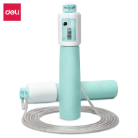 得力安格耐特 F4149泡棉手柄机械计数钢丝跳绳(混)(根)