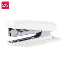 得力0221_10#常规订书机 小号钉书机 可装订15页 办公用品 颜色随机