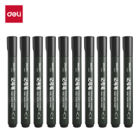 得力思达S550记号笔油性粗头记号笔 办公用品 (黑)(支)10支/盒