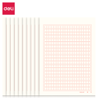 得力3433-4信稿纸 16K (方格)(包) 10本装 办公用品