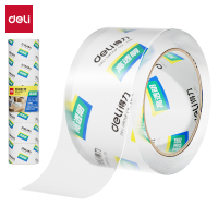 得力30325封箱胶带60mm*100y*50um(6卷/筒)(高透) 办公用品