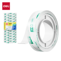 得力30011易撕型文具胶带12mm*14y*38um(高透)(12卷/筒) 办公用品