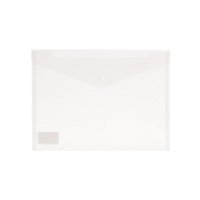 得力5505文件袋(透明)(只)(10只/包) 办公用品