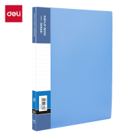 得力DP073_30页资料册 办公用品 (灰蓝)(个)