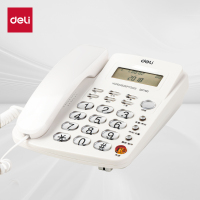 得力DP762电话机 办公用品 (白)(台)