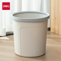 得力DP542圆形清洁桶 办公用品 (米白)(只)