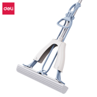 得力得心LQ137胶棉拖把(对折式)(33cm) (蓝色)(1把)