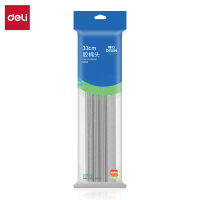 得力得心LQ142对折款33cm胶棉头(灰色)(2个)