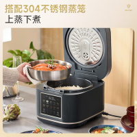 摩飞 MR8503 0涂层IH电饭煲 白色/灰色