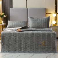 伊伊爱 XZ0AN02200024 纯色字母绣乳胶凉席三件套180*200cm(单位:套)