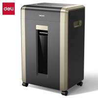 得力 GA706 碎纸机 5级保密 单次18张 32L容量 120分钟碎纸(黑灰)(台)