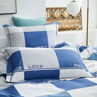 洁丽雅 CP1068 全棉奢享四件套 200*230cm床单被套枕套 花色随机