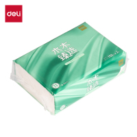 得力本木臻选CC2150擦手纸2层150抽(白)(20包/箱)