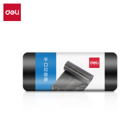 得力(deli)DP737-45*55cm平口八角底垃圾袋(计价单位:包)黑色