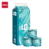 得力(deli)WJ4180-02-4层180g有芯卷纸(计价单位:提)白色