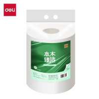 得力(deli)WP2240-2层240米大盘纸(计价单位:提)白色