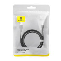 倍思 Q弹系列 快充数据线 USB to Type-C 100W 1.2m 星曜黑