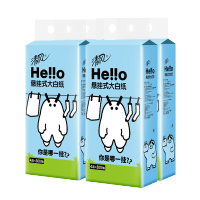 清风Hello4层300抽/包*1*4抽取式面巾纸BR1CMHLOEN