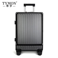 TYMON(泰梦)东方金甲-旅行箱(拉链款)TM-L1908黑色24英寸