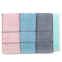 三利司马抗菌面巾三条装(3A抗菌)G8100