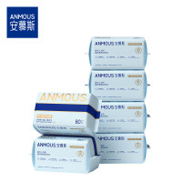 Anmous升级加厚珍珠纹绵柔巾 80抽*6包