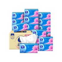 维达抽纸150抽3层超韧纸面巾(24包)装/箱 V2219-B