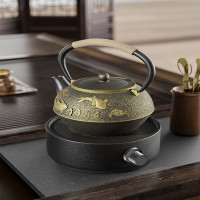 德博莱电陶炉煮茶器套装(年年有鱼)DBL-DTLZCQ01