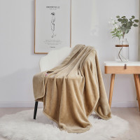 皮尔卡丹多功能随身毯-素咖100cm*140cm PCART-0300