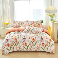 皮尔卡丹萱 花(四件套)200*230cm PCAZ-2411