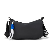 波斯丹顿斜挎百搭单肩包休闲潮流简约男女背包BL1242771 黑色BL1242771
